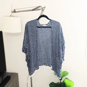 Ava Sky Fighting Eel XS Kimono Cardigan